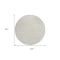 Homeroots 8' Beige And Linen Round Abstract Washable Indoor Outdoor Area Rug 598946 - alternate 6