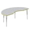Correll Kidney HPL Activity Table, 72 in W, 36 in L, 19 in to 29 in H, Particleboard, Gray Granite A3672-KID-15-14-38 - alternate 1