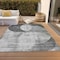 Homeroots 10' X 14' Gray And Charcoal Geometric Washable Indoor Outdoor Area Rug 604916 - alternate 6