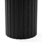 Homeroots 60" Black Solid Wood Pedestal Base Round Top Dining Table 721036 - alternate 4