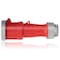Leviton Pin & Sleeve Connector, 60 A, 480V AC, Three Phase, 3 Pole, IEC Grounding, NEMA 3R, 4X, 6P, 12 460C7WLEV - alternate 1