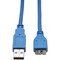 Tripp Lite USB 3.0 Cable, SuperSpeed, A, Micro-B, 10ft U326-010 - alternate 3