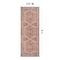 World Rug Gallery Red Vintage Style Rug, Washable, Non-Slip, Low Profile, 2ft 6in x 6ft Runner WR170RED26X6 - alternate 7