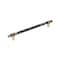 Amerock Carrione 10-1/16 inch 256mm Center-to-Center Marble Black/Champagne Bronze Cabinet Pull BP36664MBKCZ - alternate 1