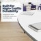 Flash Furniture Commercial Adjustable Height Kidney Activity Table with Locking Casters-White XU-A4896-KIDNY-WHT-T-A-CAS-GG - alternate 8