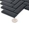Apollo Tile Black 11 in x 12.6 in Glass Glossy Floor and Wall Mosaic Tile 4.81 sqft/case, 5PK APLHB88091A - alternate 6