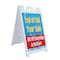 Signmission End Of The Year Sale 50% Off Everything, A-Frame & 2 Decals Installed, Heavy-Duty Plastic Frame SBHD-D-2436-EndOfTheYearSale50%OffEveryt - alternate 1