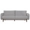 Homeroots 86" X 37" X 34" Oatmeal Polyester Sofa 374026 - alternate 1