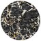 Homeroots 8' Black Ivory And Brown Round Striped Washable Indoor Outdoor Area Rug 600878 - alternate 8