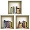 Homeroots Set of Three Tina Niche 3D Square Peel and Stick Wall Decals, 3PK 581070 - alternate 4