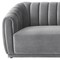 Homeroots 85" Gray Velvet Manufactured Wood Sofa 543936 - alternate 8