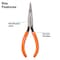 Klein Tools 7 3/16 in D203 Needle Nose Plier, Side Cutter Plastic Dipped Handle D203-7 - alternate 8