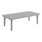 Flash Furniture Commercial Plastic Adjustable Height Classroom Activity Table-Soft Gray, 48x24 YU-YCX-001-2-RECT-TBL-SFTGY-GG - alternate 1