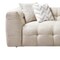 Homeroots Ivory Boucle L Shaped Two Piece Sofa and Chaise Sectional With Toss Pillows 644522 - alternate 8