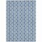 Homeroots 8' X 10' Denim Blue And Ivory Ogee Washable Indoor Outdoor Area Rug 601551 - alternate 8