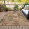 Homeroots 10' X 14' Khaki Beige And Wheat Abstract Washable Indoor Outdoor Area Rug 630782 - alternate 6