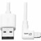 Tripp Lite LIGHTNING TO USB SYNC CHARGE RIGHT-ANGLE IPHONE IPAD WHITE 3FT M100-003-LRA-WH - alternate 1