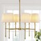 Jonathan Y Cillian 27" 6-Light Mid-Century Modern Iron LED Chandelier, Brass Gold JYL9918A - alternate 8