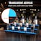 Vevor LED Lighted Liquor Bottle Display Bar Shelf RF and App Control 40" 3-Step ok-3-40 - alternate 7