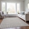 Homeroots 8' X 10' Taupe And Ivory Geometric Washable Indoor Outdoor Area Rug 614788 - alternate 9