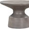 Homeroots 24" Gray Concrete Round Coffee Table 520586 - alternate 8