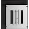 Vdomdoors Front Exterior Prehung Aluminum Double Doors Ronex1205 Bronze Oak 1 Sidelight and Top Transom RONEX1205DEXD-OAK-W72+14xH96+16-LH-O - alternate 1