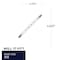 Bulbrite Mini 300w Equivalent T3 Double Ended Base RSC in Clear Finish Dimmable 2900K Halogen Lght Bulb, 10PK 861989 - alternate 9