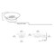 Gatco Elevate Porcelain Soap Dish, Chrome 1942 - alternate 2