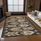 Homeroots 5' X 8' Brown Beige And Taupe Southwestern Washable Indoor Outdoor Area Rug 587807 - alternate 7