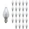 Bulbrite 5-Watt Equivalent Clear C7 Dimmable with (E12) Candelabra Screw Base LED Light Bulb, 2700K, 25PK 862028 - alternate 1