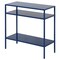 Homeroots 24" Blue Steel End Table With Two Shelves 544204 - alternate 4