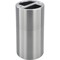 Safco 15 gal Round Indoor Metal Can, Stainless Steel, None, Aluminum, Not Applicable 9931SS - alternate 1