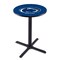 Holland Bar Stool Co 42" Blk Wrinkle Penn State Pub Table, 36" dia. Top L211B4236PennSt - alternate 1