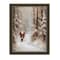Homeroots Santa's Winter Stroll Black Framed Wall Art 572086 - alternate 4