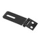 Prime-Line Door and Gate, Safety Hasp Hinge Latch with Fixed Staple 1-3/4 inch with Screws, Matte Black U 117018 - alternate 5