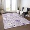 Homeroots 8' X 10' Lavender And Lilac Floral Washable Indoor Outdoor Area Rug 611153 - alternate 7