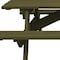 Homeroots Green Solid Wood Outdoor Picnic Table Umbrella Hole 525028 - alternate 4