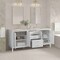 James Martin Vanities Myrrin 72" Vanity, Bright White, w/ 3 CM Siberian Silestone Top w/FreePower Wireless Charger 485-V72-BW-FSFR - alternate 7