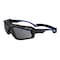 Radians Thraxus Elite, Safety Glasses, IQuity Anti-Fog & Anti-Scratch, Smoke Lens, Blue Frame, Half-Frame TXE2-23ID - alternate 9