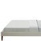 Homeroots Beige Solid Wood King Tufted Upholstered Linen Bed 544759 - alternate 9