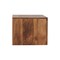 Homeroots 18" Brown Solid Wood Carved Geometric One Drawer Floating Nightstand 712845 - alternate 8
