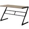 Homeroots 48" Taupe and Black Computer Desk 333493 - alternate 5