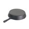Megachef Pre-Seasoned 9 Piece Cast Iron Skillet Set with Lids and Red Silicone Holder MCCI-335 - alternate 7