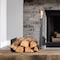 Lavish Home 5 Piece Fireplace Tools Set Indoor Outdoor Accessories Set with Poker, Brush, Shovel, Firewood Rack 80-FPTS-18 - alternate 6