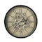 Homeroots 18" Black and Ivory Vintage Gear Industrial Wall Clock 401296 - alternate 1