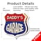 Signmission Daddy's Garage, 6 inch X 6 inch, Plastic Sign, 2PK SHI-P-2PACK-6-383-DADDY - alternate 4