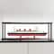 Homeroots 15" Black and Red Solid Wood Hand Painted RMS Queen Mary Large Display Case Model Boat 401877 - alternate 3