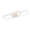Jonathan Y Palco 39" Contemporary Minimalist Metal Adjustable Dimmable Geometric Integrated LED Flush Mount, Whi JYL7152B - alternate 9