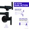 Anzzi Braccia 24" Wall Mounted Pot Filler in Oil Rubbed Bronze KF-AZ258ORB - alternate 9