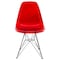 Leisuremod Cresco Plastic Dining Side Chair, Transparent Red CR19TR - alternate 8